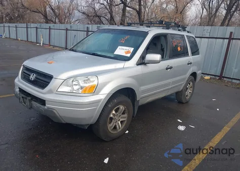 2005 Honda Pilot Ex from USA, damaged, VIN 5FNYF18435B064069